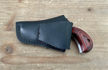 Load image into Gallery viewer, .22 Magnum Leather Snap Holster with Belt Loop - Compatible with NAA .22 Mag with 1 1/8” barrel(Black)