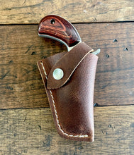 Load image into Gallery viewer, .22 Magnum Leather Snap Holster - Compatible with NAA .22 Mag with 1 1/8” barrel