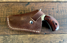Load image into Gallery viewer, .22 Magnum Leather Snap Holster - Compatible with NAA .22 Mag with 1 1/8” barrel