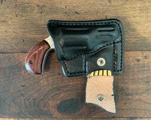 Load image into Gallery viewer, Holster for .22 Mag 1 1/8,1 5/8 barrel with Ammo Pouch - Compatible with NAA .22 Mag 1 1/8”, 1 5/8” barrels(Black)