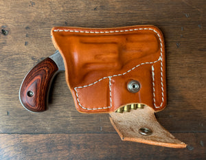 Holster for .22 Mag 1 1/8,1 5/8 barrel with Ammo Pouch - Compatible with NAA .22 Mag 1 1/8”, 1 5/8” barrels