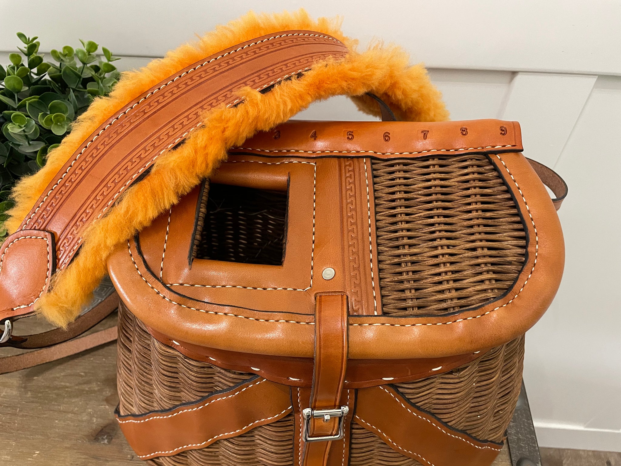 Restored Vintage Wicker Fishing Creel – Lost River Leather