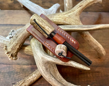 Load image into Gallery viewer, Fire Starter Rod with Deer Antler Handle and Sheath