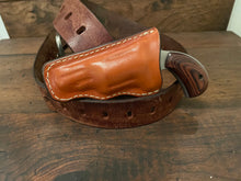 Load image into Gallery viewer, NAA 22 Mag Holster Leather 1 5/8 in Barrel Form Fitted With Belt/Pocket Clip Compatible with NAA Mag 1 5/8”